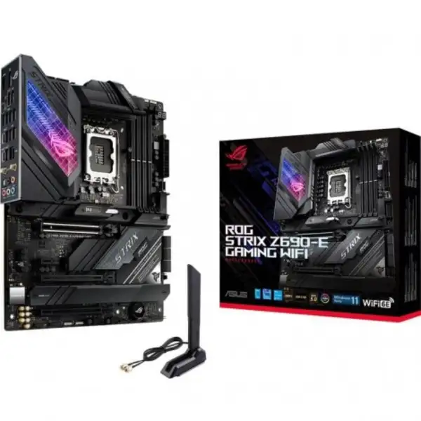 مادربرد ((امکان خرید اقساطی)) Asus ROG Strix Z690-E Gaming WiFi مادربرد ایسوس رگ استریکس زد 690 ایی گیمینگ وای فای