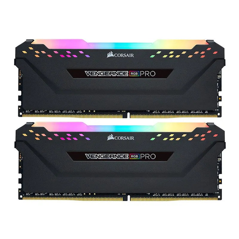رم دسکتاپ کورسیر ((امکان خرید اقساطی))Corsair VENGEANCE RGB PRO 16GB 8GBx2 3200MHz CL16 Desktop RAM gallery0