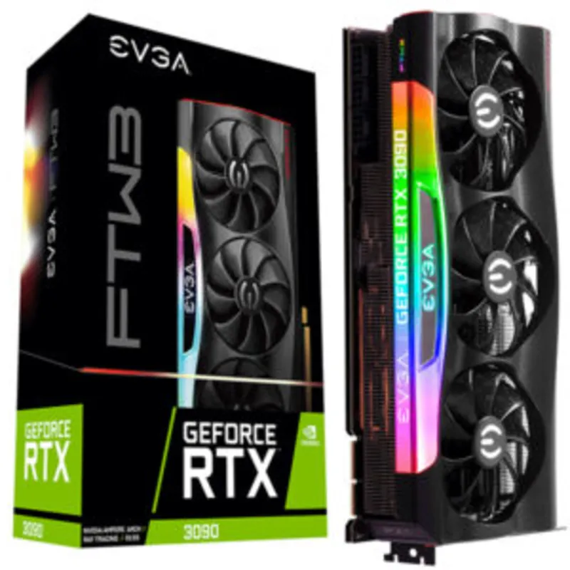 (امکان خرید اقساطی)VGA GeForce EVGA FTW3 HYDRE RTX 3090 24GB GDDR6X کارت گرافیک اوگا 3090 gallery0