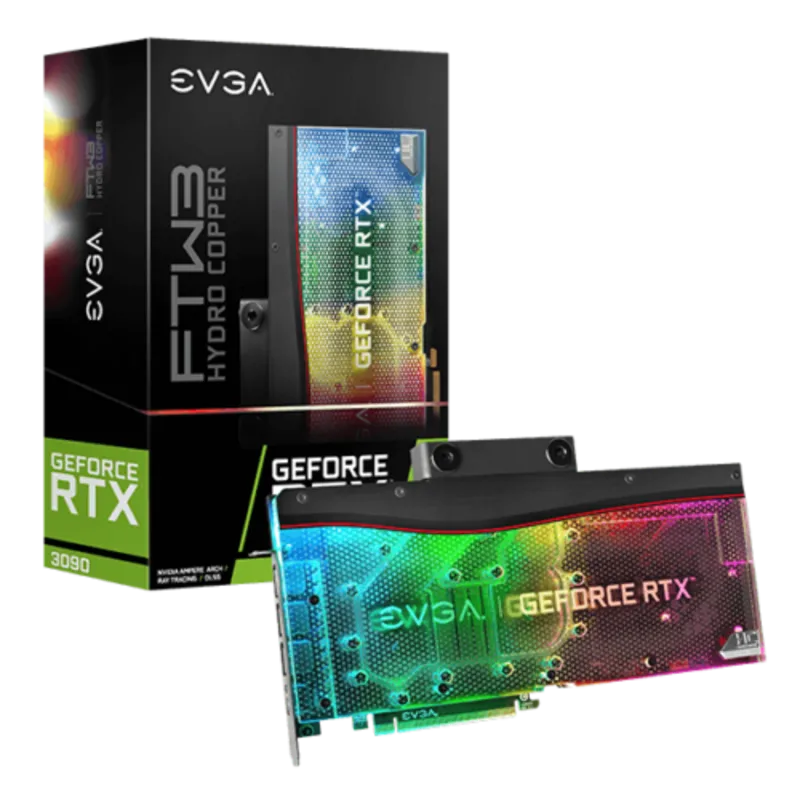 (امکان خرید اقساطی)VGA GeForce EVGA FTW3 HYDRE RTX 3090 24GB GDDR6X کارت گرافیک اوگا 3090 gallery1