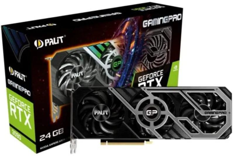 (امکان خرید اقساطی)VGA GeForce Palit RTX 3090 GAMING PRO 24GB GDDR6X کارت گرافیک پالیت 3090 gallery0