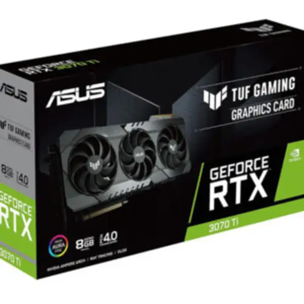 ((امکان خرید اقساطی))VGA ASUS TUF GAMING GeForce RTX 3070Ti 8GB GDDR6 کارت گرافیک ایسوس تی یو اف گیمینگ3070 تی ای