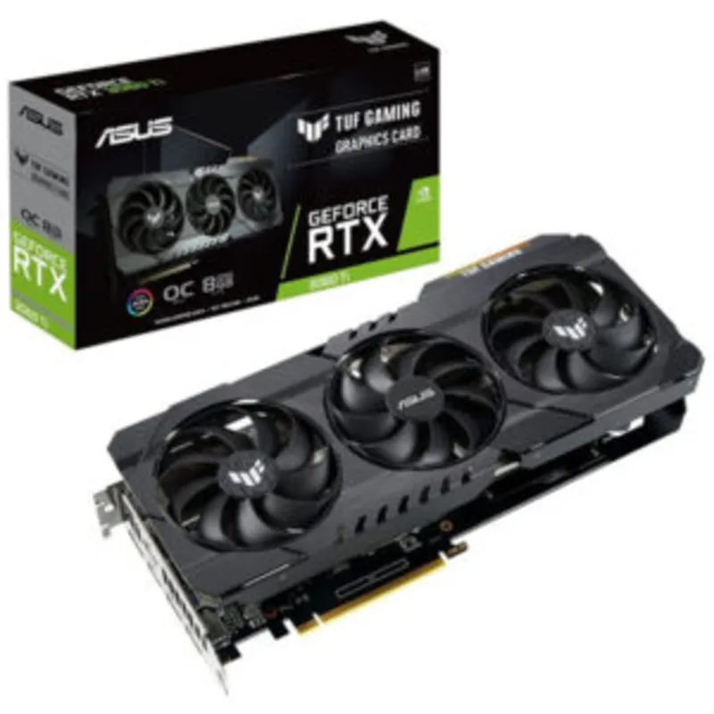 ((امکان خرید اقساطی))VGA ASUS TUF GAMING OC RTX3060TI 8GB GDDR6 LHR کارت گرافیک ایسوس3060تی ای 8گیگابایت gallery0