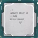پردازنده مرکزی اینتل مدل((امکان خرید اقساطی)) Core i3-8100 Tray ا CPU INTEL Core i3-8100 Tray thumb 1