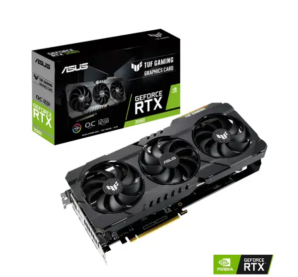 کارت گرافیک ایسوس((امکان خرید اقساطی)) TUF GeForce RTX 3060 V2 OC ظرفیت 12 گیگابایت