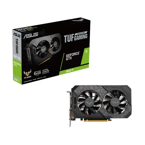 کارت گرافیک ایسوس((امکان خرید اقساطی)) مدل ASUS TUF Gaming GTX 1660 Ti EVO 6GB